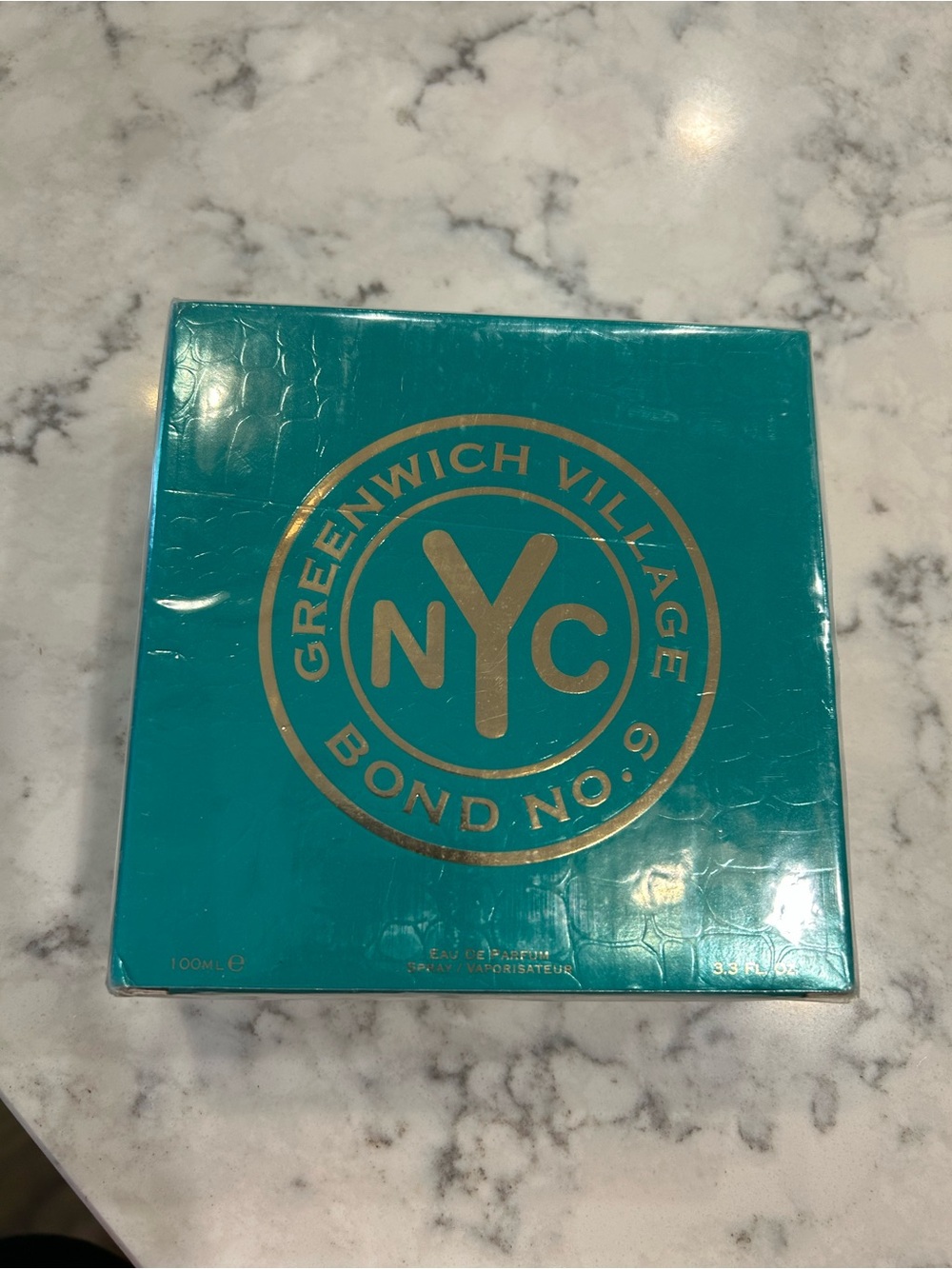 Bond No. 9 Greenwich Village Eau de Parfum - Teal & Gold Box. Brand new.